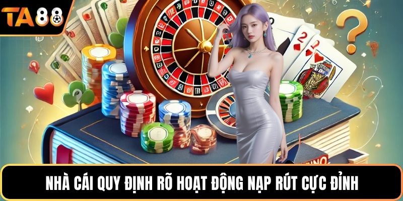 Nhà cái quy định rõ hoạt động nạp rút cực đỉnh