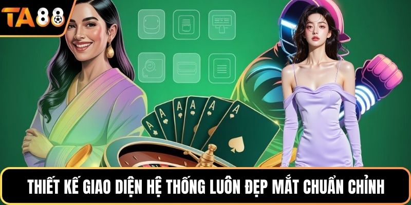 Thiết kế giao diện hệ thống luôn đẹp mắt chuẩn chỉnh